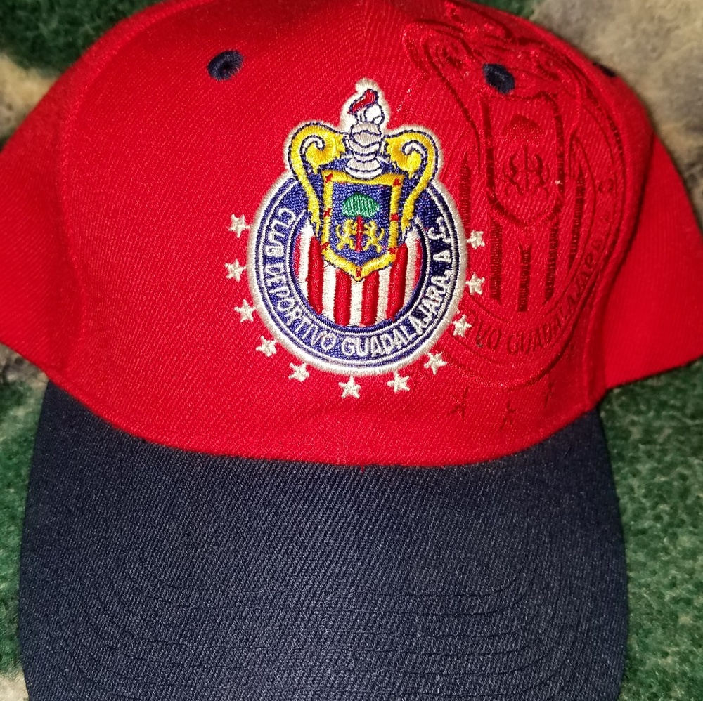 Guadalajara a.c. Chivas Soccer hat red blue futbol